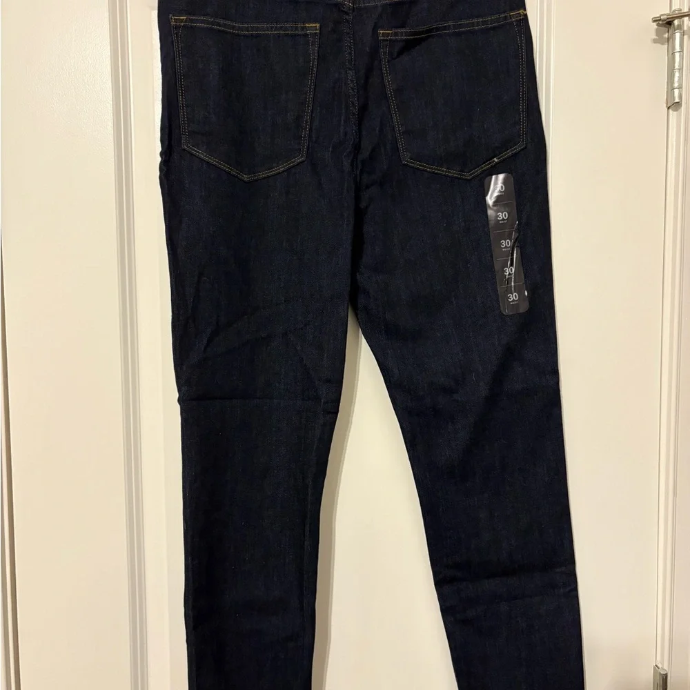 J. Crew High-Rise Skinny Jeans in Dark Indigo - Picture 2 of 3